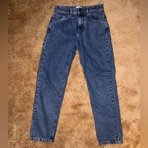 Cotton on size 6 blue jeans. Only worn a few times but look new!